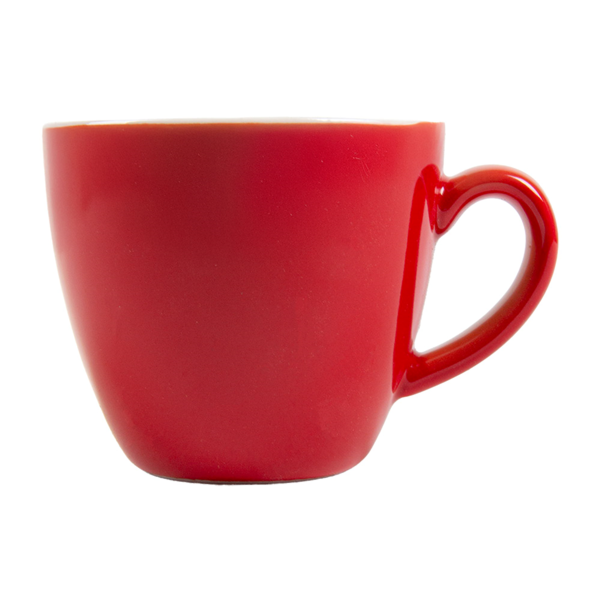Garcia De Pou TAZAS CAFÉ 'AKALA' 100 ML Ø8/6 6x5 8 CM ROJO/BLANCO PORCELANA (6 UNID.)