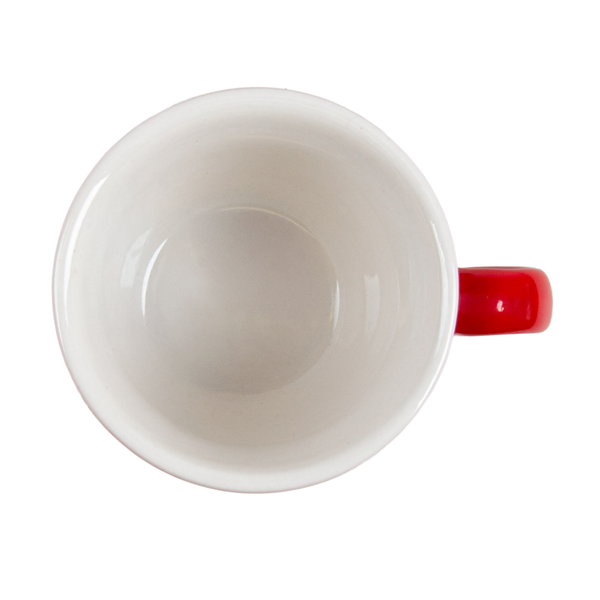 Garcia De Pou TAZAS CAFÉ 'AKALA' 100 ML Ø8/6 6x5 8 CM ROJO/BLANCO PORCELANA (6 UNID.)