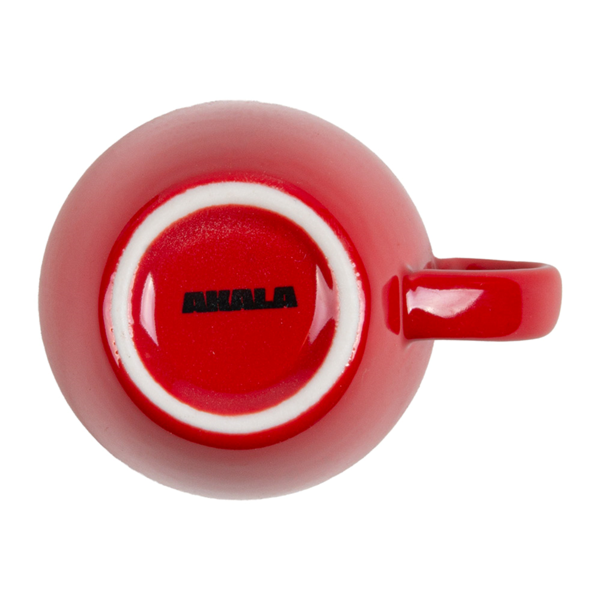 Garcia De Pou TAZAS CAFÉ 'AKALA' 100 ML Ø8/6 6x5 8 CM ROJO/BLANCO PORCELANA (6 UNID.)