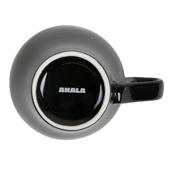 Garcia De Pou TAZAS CAFÉ 'AKALA' 180 ML Ø10 3/8x7 8 CM NEGRO/BLANCO PORCELANA (6 UNID.)