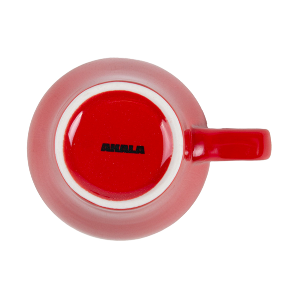 Garcia De Pou TAZAS CAFÉ 'AKALA' 180 ML Ø10 3/8x7 8 CM ROJO/BLANCO PORCELANA (6 UNID.)