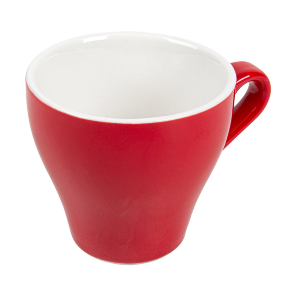 Garcia de pou TAZAS CAFÉ 'AKALA' 180 ML Ø10 3/8x7 8 CM ROJO/BLANCO PORCELANA (6 UNID.)
