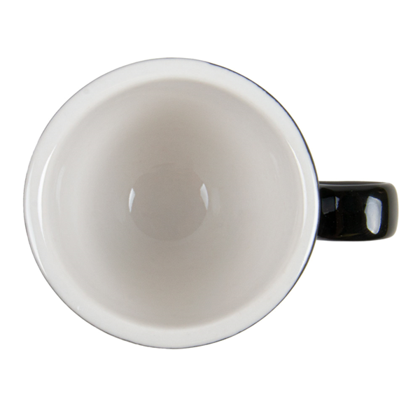Garcia De Pou TAZAS CAFÉ 'AKALA' 70 ML Ø8/6 4x6 CM NEGRO/BLANCO PORCELANA (6 UNID.)