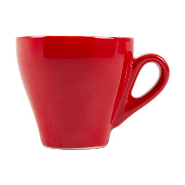 Garcia De Pou TAZAS CAFÉ 'AKALA' 70 ML Ø8/6 4x6 CM ROJO/BLANCO PORCELANA (6 UNID.)