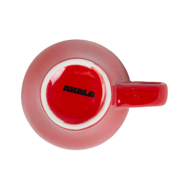 Garcia De Pou TAZAS CAFÉ 'AKALA' 70 ML Ø8/6 4x6 CM ROJO/BLANCO PORCELANA (6 UNID.)