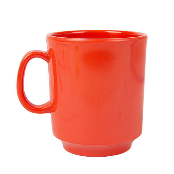 Garcia De Pou TAZAS CAFÉ 'ASAMI WARE' 240 ML Ø 8x9 CM ROJO MELAMINA (12 UNID.)