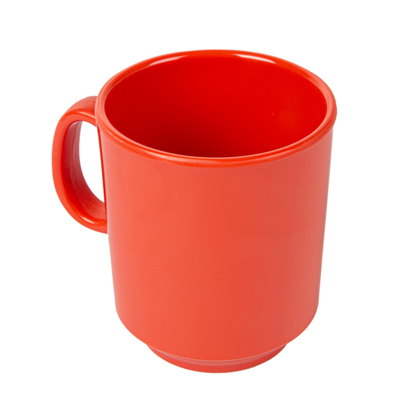 Garcia de pou TAZAS CAFÉ 'ASAMI WARE' 240 ML Ø 8x9 CM ROJO MELAMINA (12 UNID.)