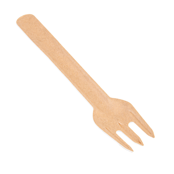 Garcia De Pou TENEDORES 'PAPER CUTLERY' 960 G/M2 15 8 CM NATURAL PAPEL (50 UNID.)