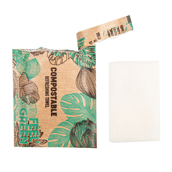 Garcia De Pou TOALLITAS REFRESCANTES "CITRON" KRAFT 6x8 CM BLANCO CELULOSA (2000 UNID.)