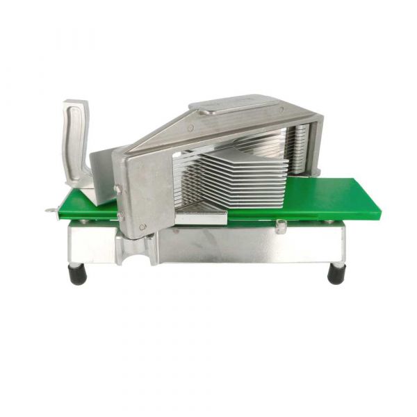 Garcia de pou "TOMATO SLICER" CORTA TOMATES EN LONJAS DE 4 8 MM 38x17x16 CM PLATEADO ALUMINIO (1 UNID.)