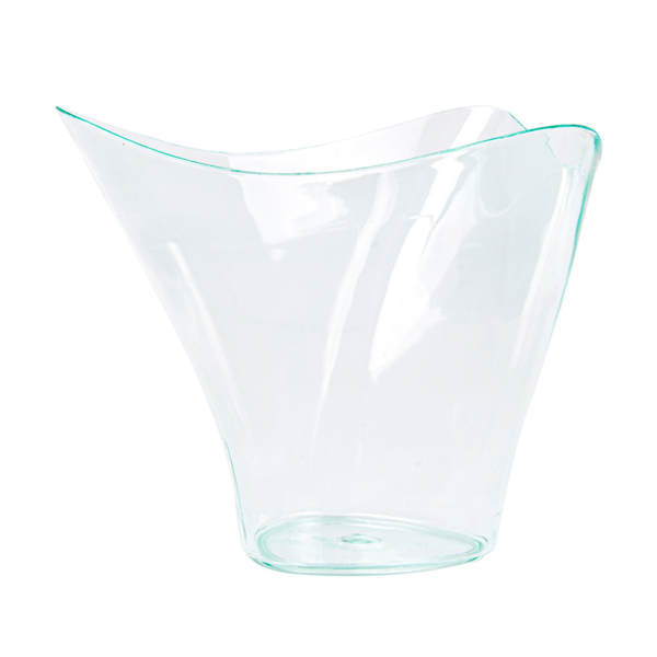 Garcia De Pou TRIÁNGULOS ALTOS REUTILIZABLES 100 ML 7 7x7 4x6 3 CM VERDE AGUA PS (576 UNID.)