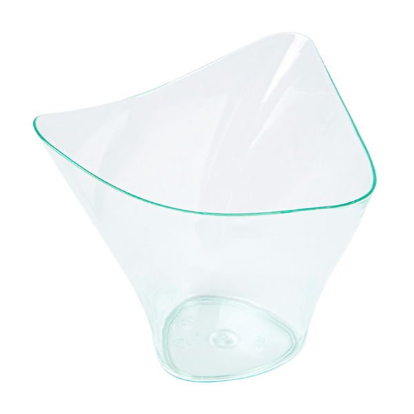 Garcia de pou TRIÁNGULOS ALTOS REUTILIZABLES 100 ML 7 7x7 4x6 3 CM VERDE AGUA PS (576 UNID.)