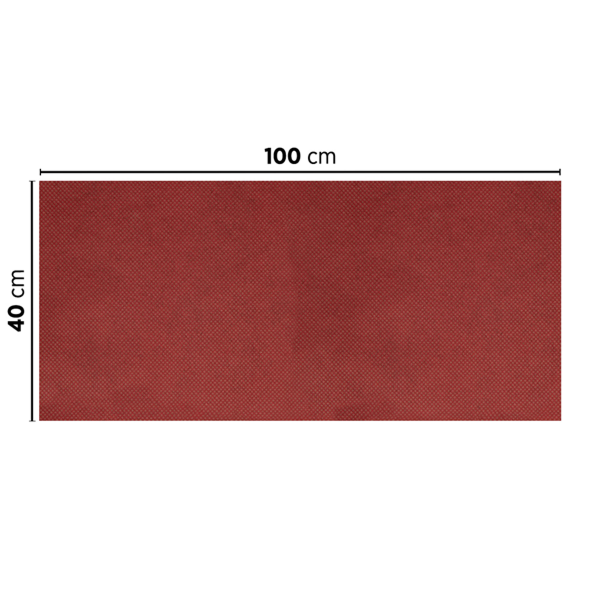 Garcia De Pou "TÚ Y YO" PLEGADO 1/2 'SPUNBOND' 60 G/M2 40x100 CM BURDEOS PP (400 UNID.)