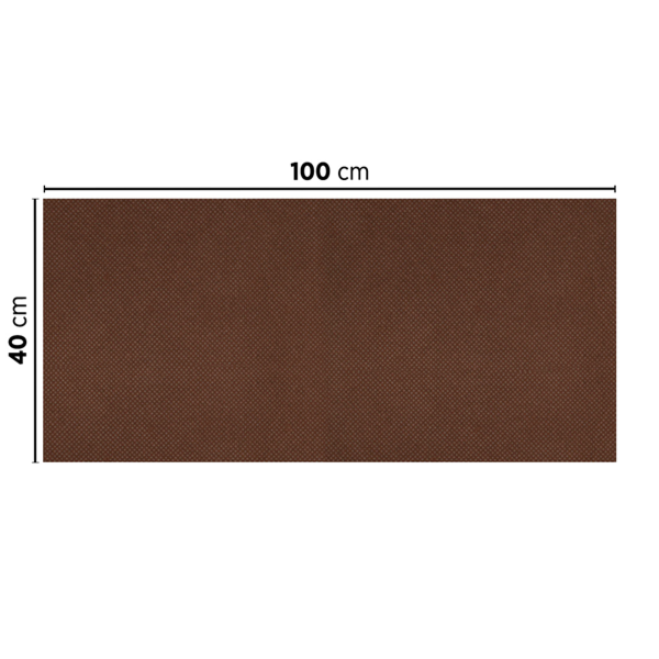 Garcia De Pou "TÚ Y YO" PLEGADO 1/2 'SPUNBOND' 60 G/M2 40x100 CM CHOCOLATE PP (400 UNID.)
