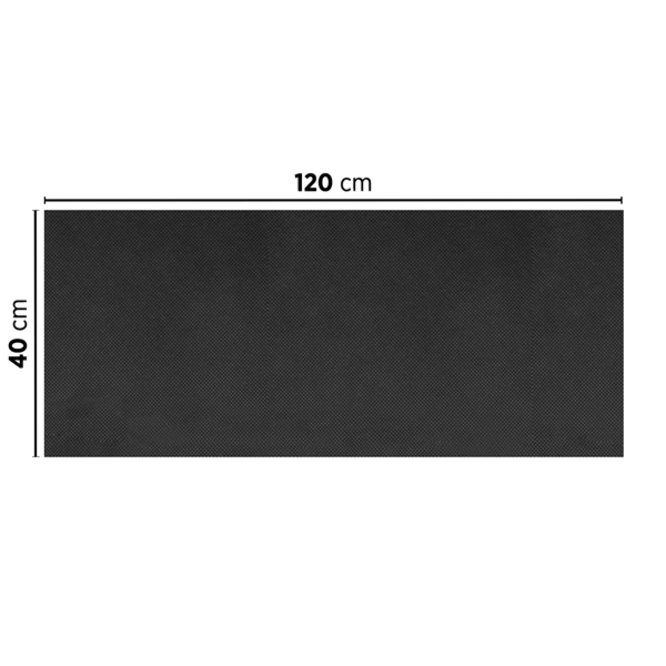 Garcia De Pou "TÚ Y YO" PLEGADO 1/2 'SPUNBOND' 60 G/M2 40x120 CM NEGRO PP (400 UNID.)