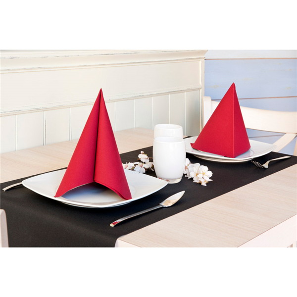 Garcia De Pou "TÚ Y YO" PRE 120CM (20 SER.) 55 G/M2 0 40x24 M NEGRO AIRLAID (6 UNID.)