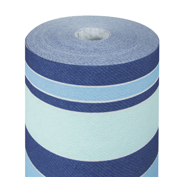 Garcia de pou "TÚ Y YO" PRE 120CM (20 SER.) 'BAYADÈRES' 55 G/M2 0 40x24 M AZUL AIRLAID (6 UNID.)