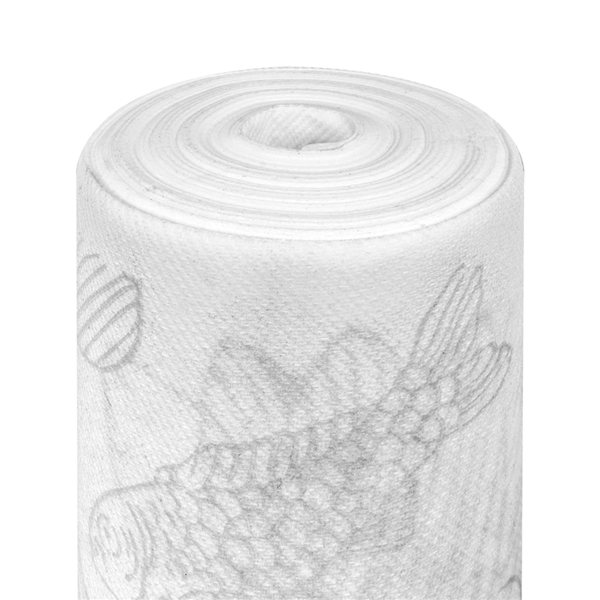 Garcia de pou "TÚ Y YO" PRE 120CM (20 SER.) "MAR EGEO" 55 G/M2 0 40x24 M BLANCO AIRLAID (6 UNID.)