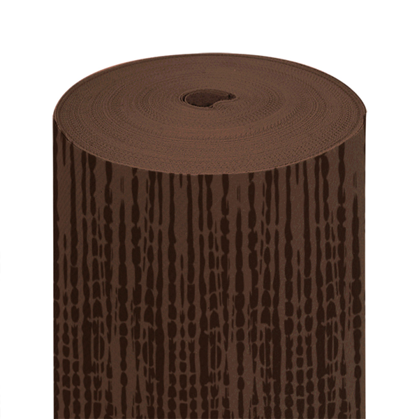 Garcia de pou "TÚ Y YO" PRE 120CM (20 SER.) 'SAFARI' 55 G/M2 0 40x24 M CHOCOLATE AIRLAID (6 UNID.)