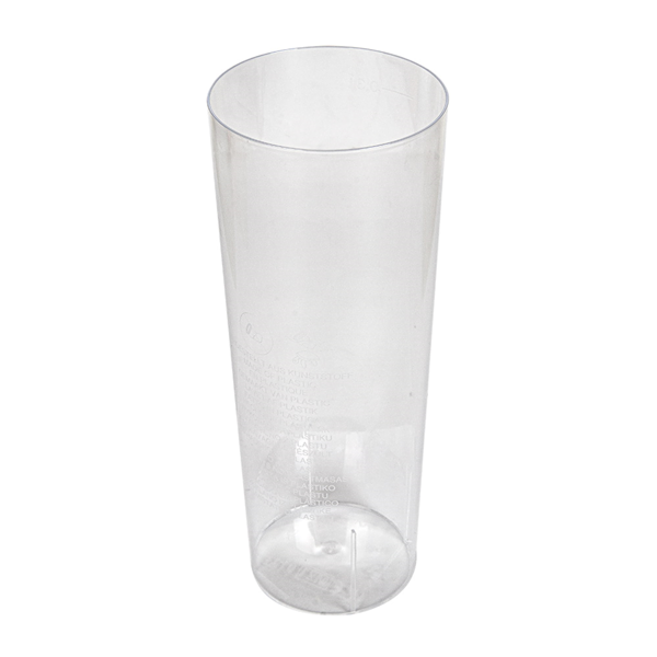 Garcia de pou TUBOS INYECTADOS "CUBA LIBRE" 300 ML Ø 5 9/4 9x15 2 CM TRANSPARENTE CRISTAL PS (500 UNID.)