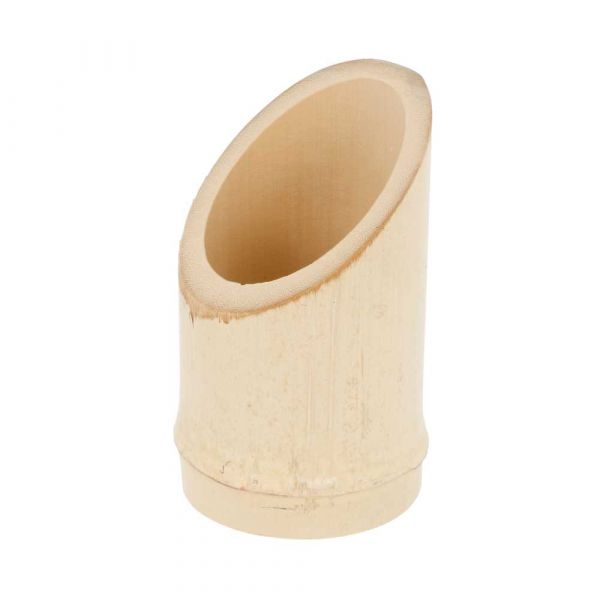 Garcia de pou TUBOS TRUNCADOS Ø 5/5 5x9 CM NATURAL BAMBÚ (100 UNID.)
