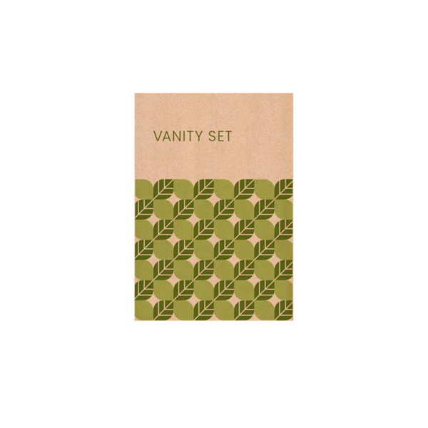 Garcia de pou VANITY SET ENFUNDADO KRAFT 'NATURAL' 6x10 5 CM (250 UNID.)