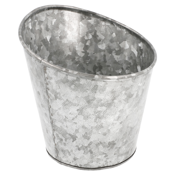 Garcia De Pou VASITO TRUNCADO PARA FRITAS Ø 12 7x13 5 CM GALVANIZADO ACERO (12 UNID.)