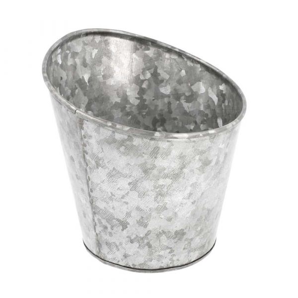 Garcia de pou VASITO TRUNCADO PARA FRITAS Ø 12 7x13 5 CM GALVANIZADO ACERO (12 UNID.)