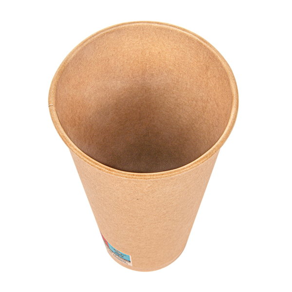 Garcia De Pou VASOS 22 OZ - 660 ML 18PE + 250 + 18PE G/M2 Ø9/6x17 CM MARRÓN CARTONCILLO (1000 UNID.)