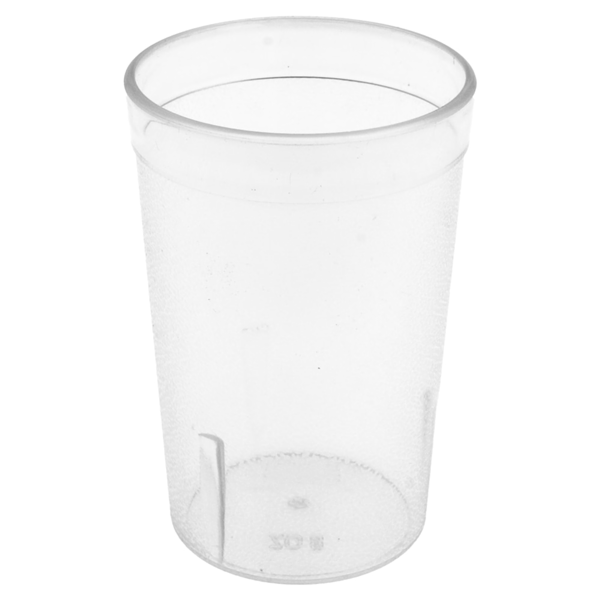 Garcia de pou VASOS 240 ML Ø 6 2/5 4x9 9 CM TRANSLÚCIDO SAN (72 UNID.)