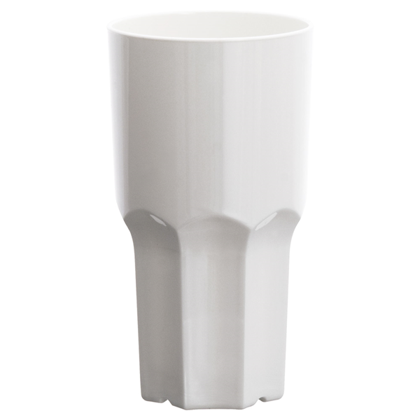 Garcia de pou VASOS APILABLES 460 ML Ø 8 2/6 2x15 1 CM BLANCO POLICARBONATO (12 UNID.)