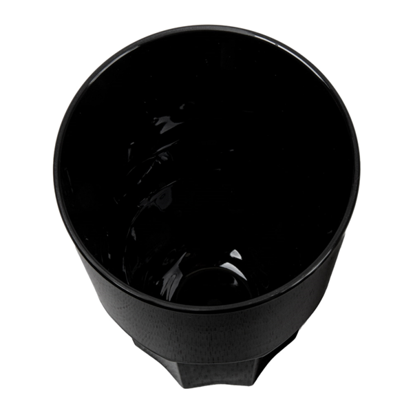 Garcia De Pou VASOS APILABLES 460 ML Ø 8 2/6 2x15 1 CM NEGRO POLICARBONATO (12 UNID.)