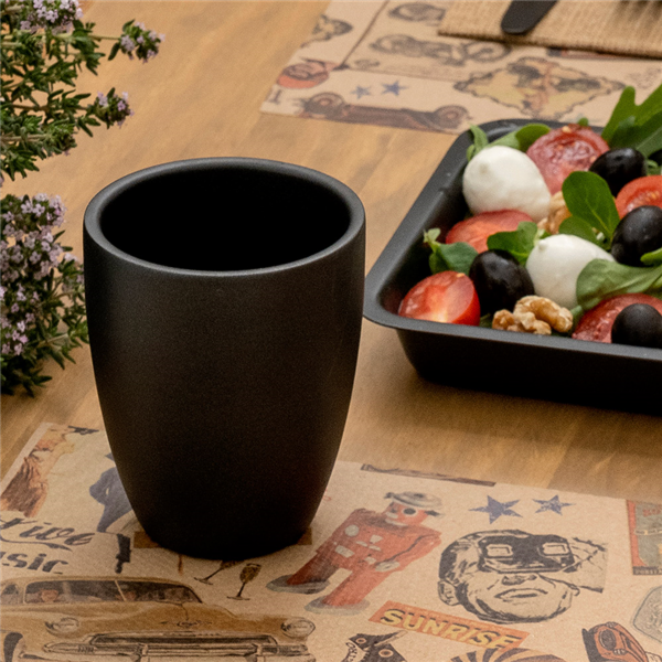 Garcia De Pou VASOS 'ARTINOX' 200 ML Ø 8x10 CM NEGRO INOX (1 UNID.)