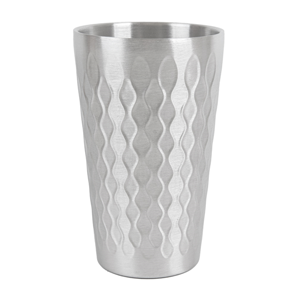 Garcia de pou VASOS 'ARTINOX' 450 ML Ø 8 7x14 2 CM PLATEADO INOX (6 UNID.)