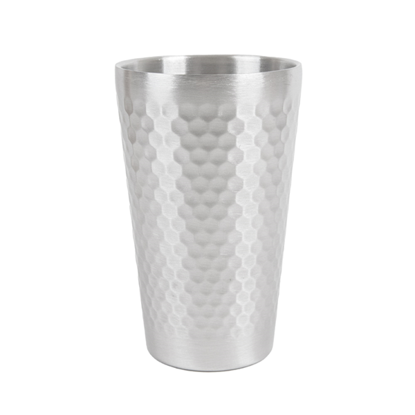 Garcia de pou VASOS 'ARTINOX' 450 ML Ø 8 7x14 2 CM PLATEADO INOX (6 UNID.)