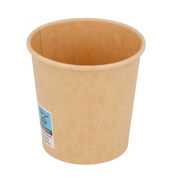 Garcia de pou VASOS BEBIDAS CALIENTES 1 PARED 120 ML 230 + 18 PE G/M2 Ø6 2/4 5x6 CM MARRÓN CARTONCILLO (1000 UNID.)