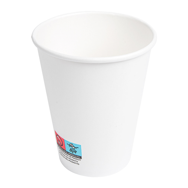 Garcia De Pou VASOS BEBIDAS CALIENTES 1 PARED 360 ML 300 + 18 PE G/M2 Ø9/6x11 CM BLANCO CARTONCILLO (900 UNID.)