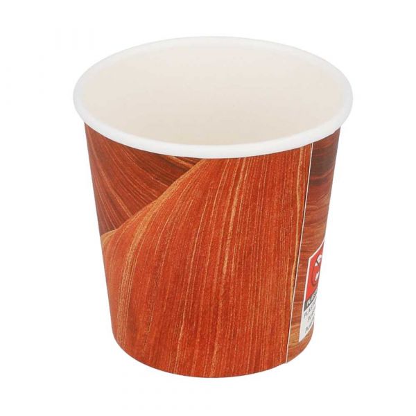 Garcia de pou VASOS BEBIDAS CALIENTES 1 PARED 'ARIZONA' 120 ML 230 + 18 PE G/M2 Ø6 2/4 5x6 CM MARRÓN CARTONCILLO (1000 UNID.)