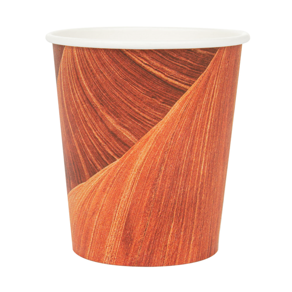 Garcia De Pou VASOS BEBIDAS CALIENTES 1 PARED 'ARIZONA' 180 ML 260 + 18 PE G/M2 Ø7 2/5 3x7 8 CM MARRÓN CARTONCILLO (1000 UNID.)