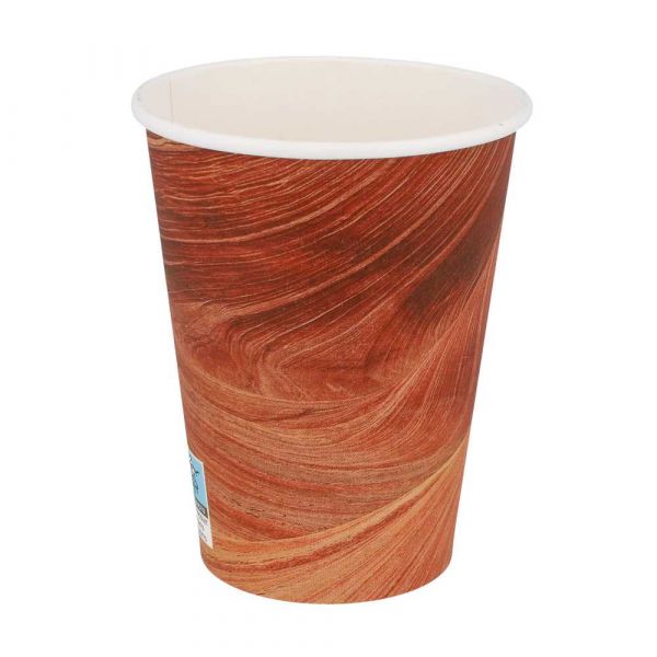 Garcia de pou VASOS BEBIDAS CALIENTES 1 PARED 'ARIZONA' 360 ML 300 + 18 PE G/M2 Ø9/6x11 CM MARRÓN CARTONCILLO (900 UNID.)