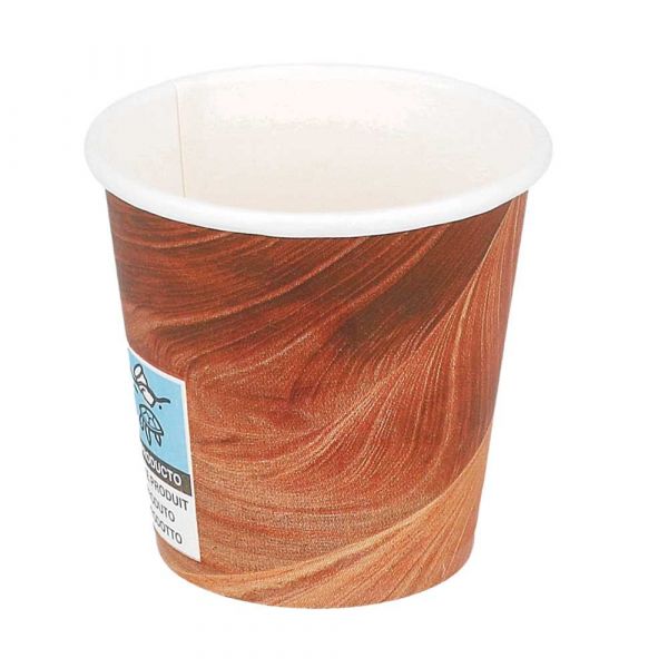 Garcia de pou VASOS BEBIDAS CALIENTES 1 PARED ESPRESSO 'ARIZONA' 70 ML 230 + 18 PE G/M2 Ø5/3 5x4 9 CM MARRÓN CARTONCILLO (1000 UNID.)