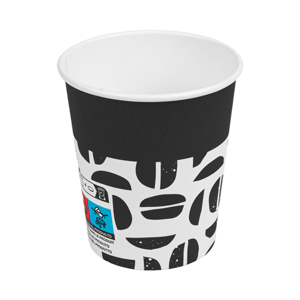 Garcia De Pou VASOS BEBIDAS CALIENTES 1 PARED 'JAVA' 180 ML 260 + 18 PE G/M2 Ø7 2/5 3x7 8 CM BLANCO CARTONCILLO (1000 UNID.)