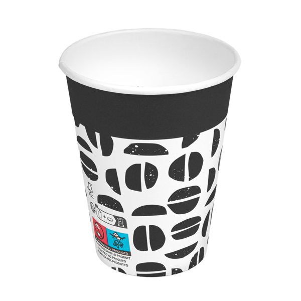 Garcia De Pou VASOS BEBIDAS CALIENTES 1 PARED 'JAVA' 360 ML 300 + 18 PE G/M2 Ø9/6x11 CM BLANCO CARTONCILLO (900 UNID.)