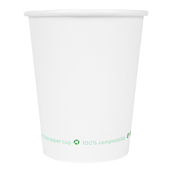 Garcia De Pou VASOS BEBIDAS FRIAS Y CALIENTES 1 PARED 180 ML 260 G/M2 Ø7 2/5 3x7 8 CM BLANCO CARTONCILLO (1000 UNID.)