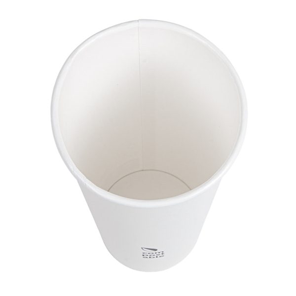 Garcia De Pou VASOS BEBIDAS FRIAS Y CALIENTES 1 PARED 'COMPOSTABLE' 660 ML - 22 Oz 300 G/M2 Ø9/6x17 CM BLANCO CARTONCILLO (1000 UNID.)