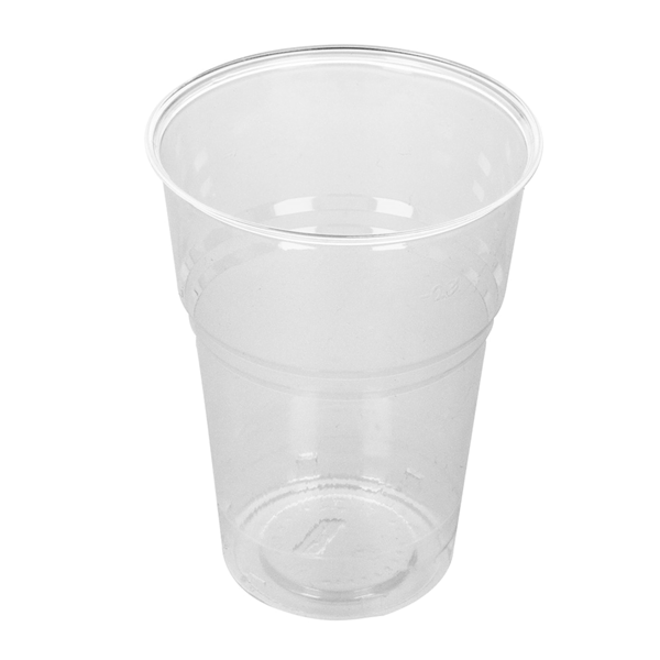 Garcia de pou VASOS COMPOSTABLES 400 ML Ø 8 5x11 2 CM TRANSPARENTE PLA (1000 UNID.)