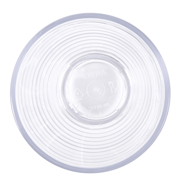 Garcia De Pou VASOS CON RELIEVE 380 ML Ø 8/5 1x12 8 CM TRANSPARENTE POLICARBONATO (72 UNID.)