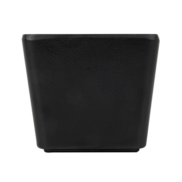 Garcia De Pou VASOS CUADRADOS 'ASAMI WARE' 6 8x6 8x5 8 CM NEGRO MELAMINA (12 UNID.)