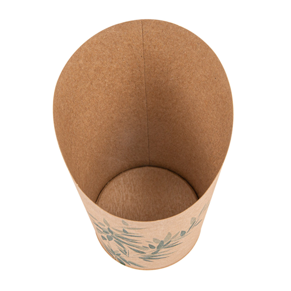 Garcia De Pou VASOS FRITAS ABIERTOS 'FEEL GREEN' 16 OZ - 480 ML 200 + 25PE G/M2 Ø8 5x13 5 CM MARRÓN CARTONCILLO (50 UNID.)