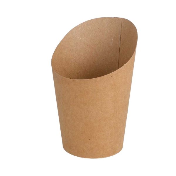 Garcia de pou VASOS FRITAS ABIERTOS 'NATURAL' 9 OZ - 270 ML 200 + 25PE G/M2 Ø7x10 5 CM MARRÓN CARTONCILLO (2500 UNID.)